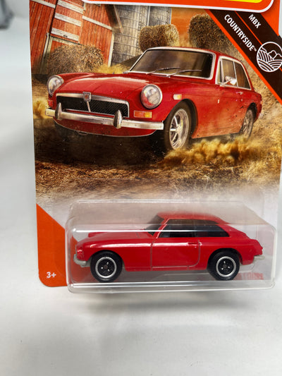 1971 MGB Coupe #61 * RED * Matchbox Basic Series