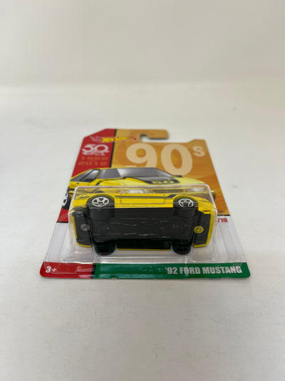 '92 Ford Mustang * Yellow * Hot Wheels Decades Target