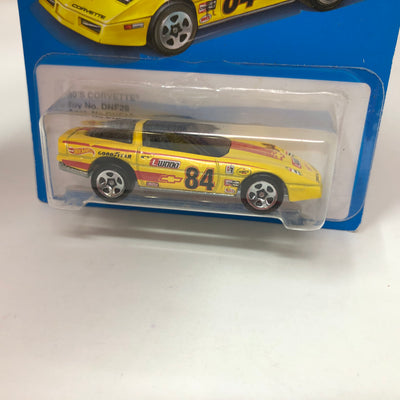 80's Chevy Corvette * Yellow * Hot Wheels Retro Target Only