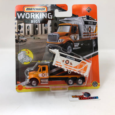 International Workstar 750 Dump Truck * 2022 Matchbox Working Rigs Case Q Release