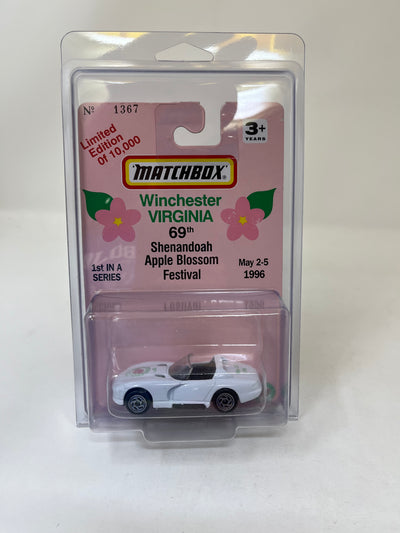 Copy of Dodge Viper * White * 1996 Matchbox 69th Shenandoah Apple Blossom