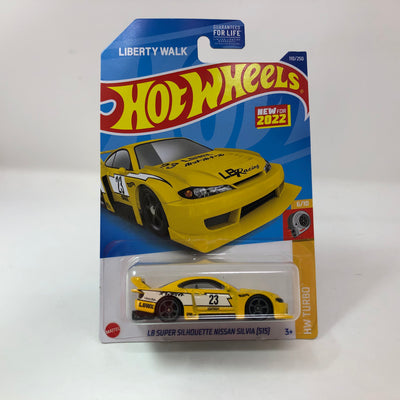 LB Super Silhouette Nissan Silvia S15 #110 * Yellow * 2022 Hot Wheels USA Card