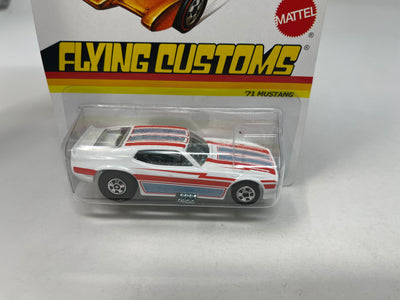 '71 Mustang * White * Hot Wheels Flying Customs