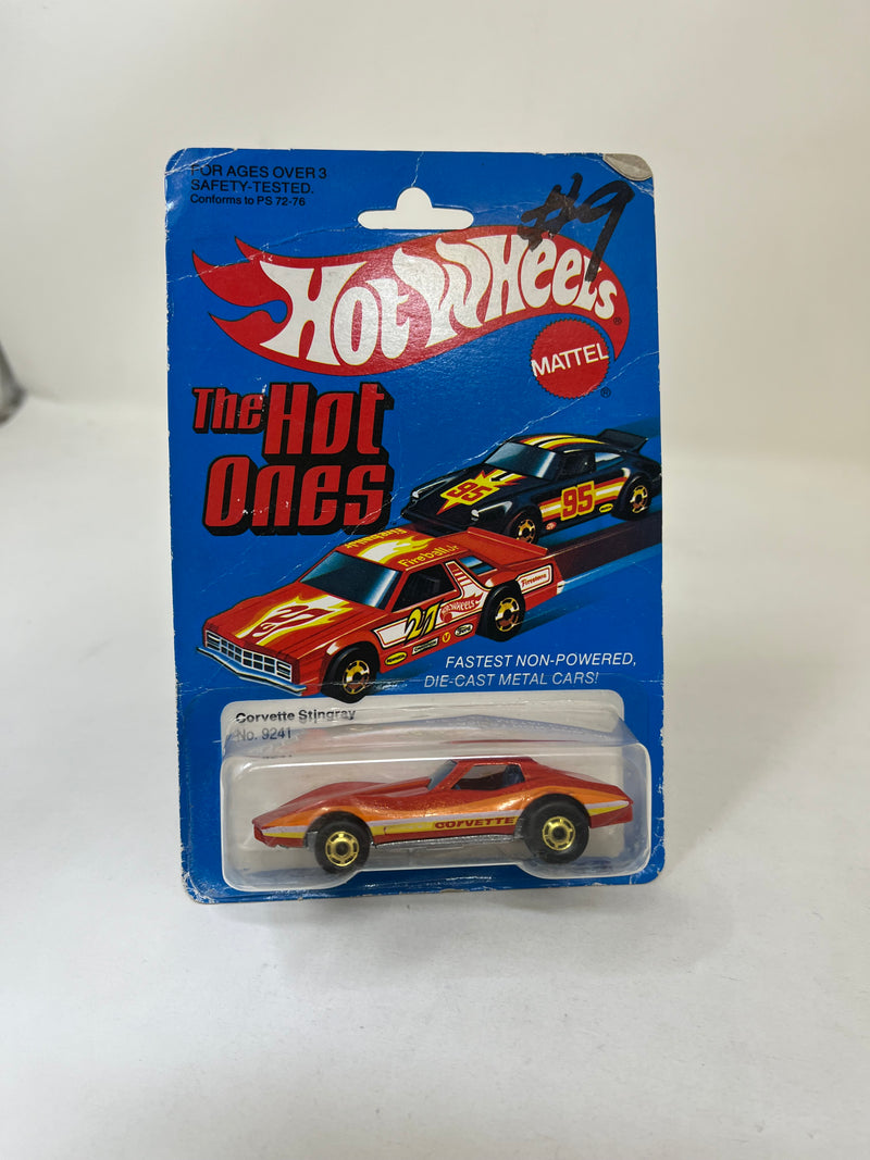 Corvette Stingray 9241 * 1981 Hot Wheels Hong Kong