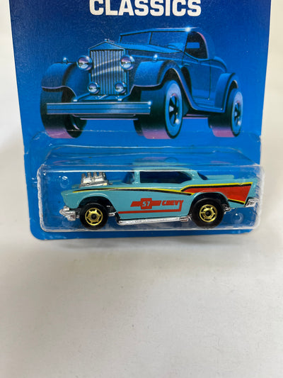 '57 Chevy 9638 * w/ Gold OH Rims & Chevy Tampo * 1988 Hot Wheels Malaysia