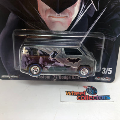 Custom '77 Dodge Van #3 * Hot Wheels Pop Culture Alex Ross DC Comics