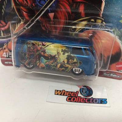 Volkswagen T1 Panel Bus #4/5 * BLUE * Hot Wheels Pop Culture Master of Universe