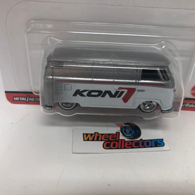 Volkswagen T1 Panel Bus KONI * Silver * Hot Wheels Pop Culture Speed Shop