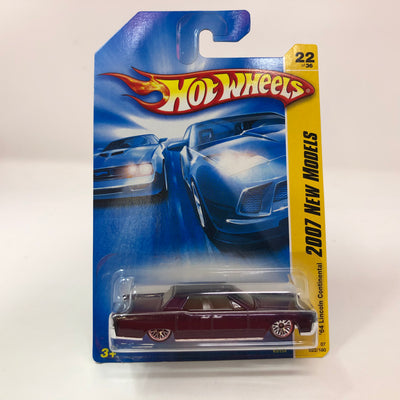 '64 Lincoln Continental #22 * Purple w/ Lace Rims * 2007 Hot Wheels Basic