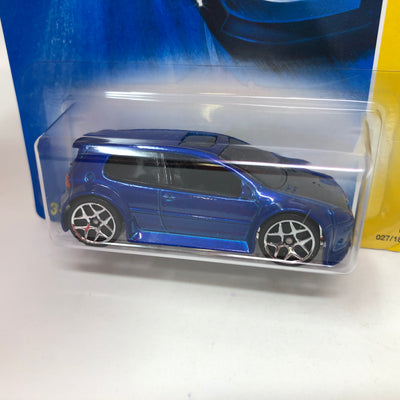 Volkswagen Golf GTI #27 * BLUE * 2007 Hot Wheels Basic