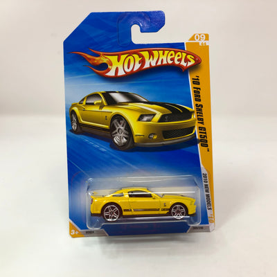 '10 Ford Shelby GT500 #9 * Yellow * 2010 Hot Wheels Basic
