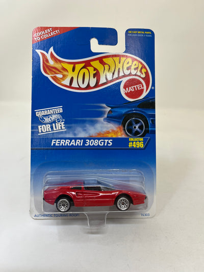 Ferrari 308 GTS #496 * w/ Rare Lace Rims * Hot Wheels Blue Card