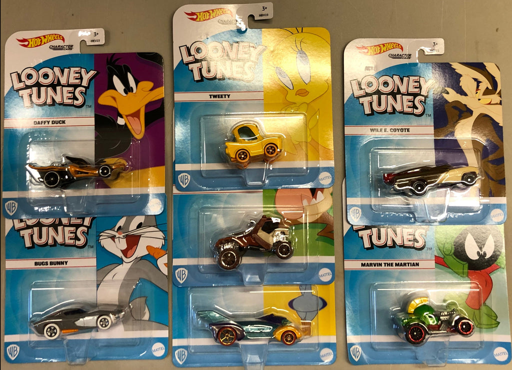 Hot wheels looney store tunes set