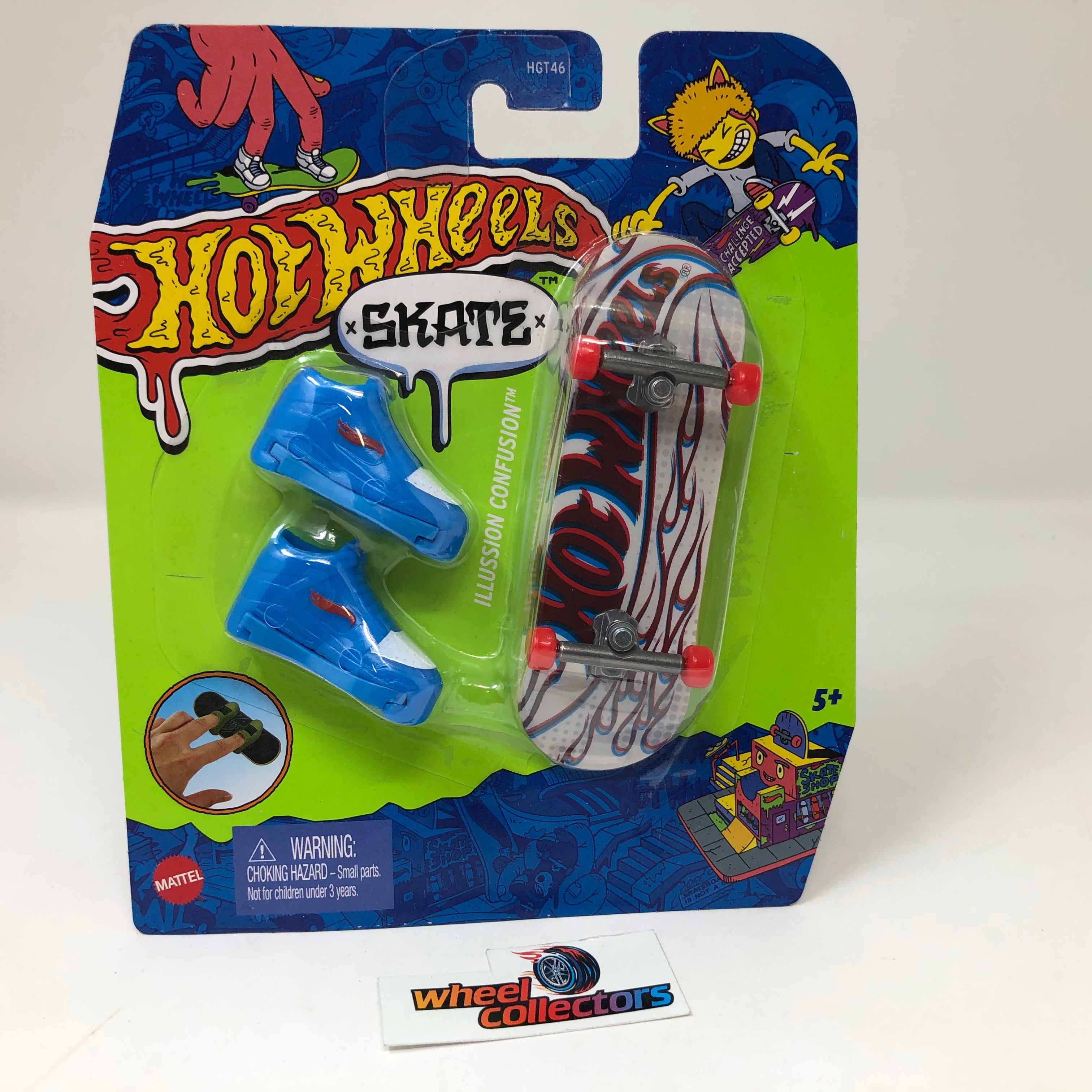 2023 Hot Wheels Skate Boards Tony Hawk * ILLussion Confusion & Shoes ...