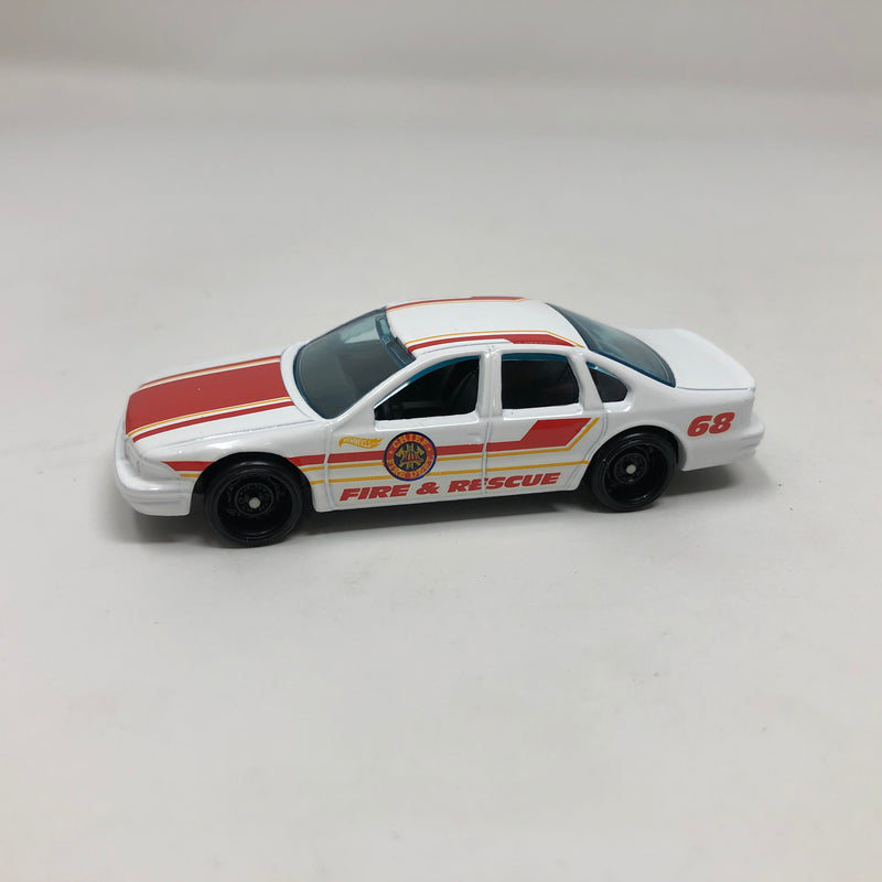 1996 Chevy Impala SS Fire Rescue * Hot Wheels 1:64 scale Loose Diecast