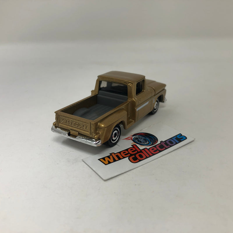 1963 Chevy C10 Pickup * GOLD * Matchbox Moving Parts Loose 1:64 Scale Model