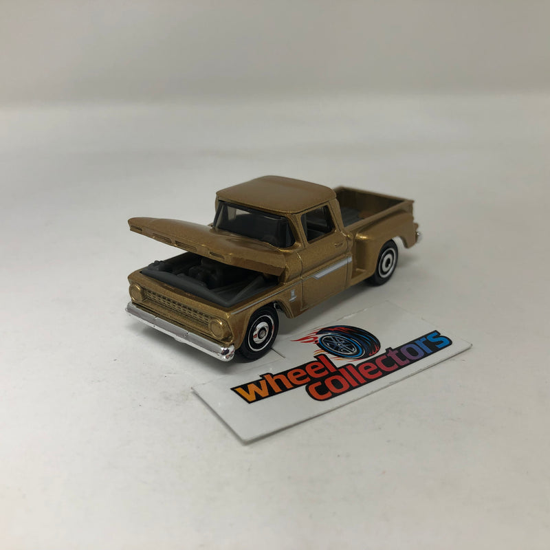 1963 Chevy C10 Pickup * GOLD * Matchbox Moving Parts Loose 1:64 Scale Model