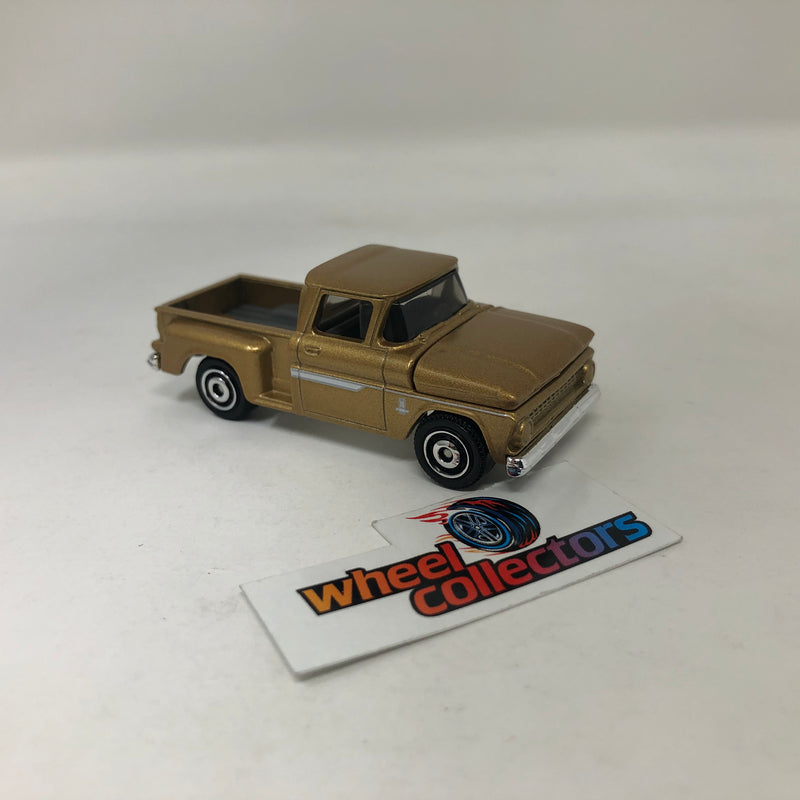 1963 Chevy C10 Pickup * GOLD * Matchbox Moving Parts Loose 1:64 Scale Model