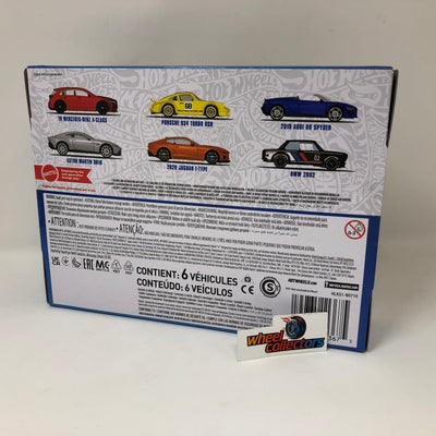 NEW!! 6 Pack European Cars * 2023 Hot Wheels Euro Cars Case G