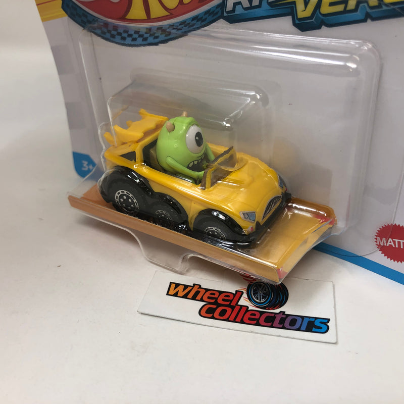 Mike Wazowski RACER VERSE * Hot Wheels Character Cars Monster Inc Case U