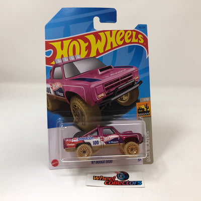 '87 Dodge D100 #181 * Pink * 2023 Hot Wheels Case K