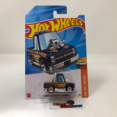 Toon'D '83 Chevy Silverado #93 * Steel Blue * 2023 Hot Wheels Case K