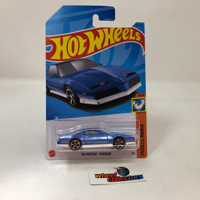 '84 Pontiac Firebird #180 * Blue * 2023 Hot Wheels Case K