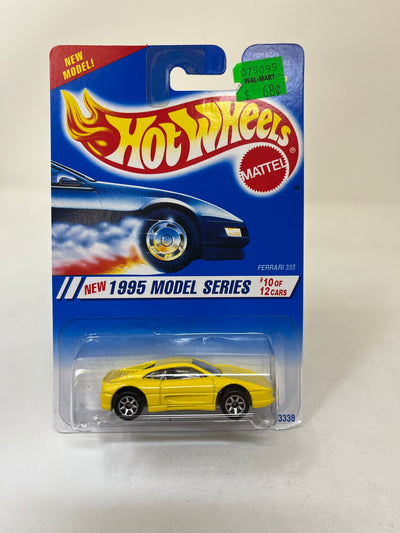 Ferrari 355 #350 * Yellow w/ 7sp Rims * Hot Wheels Blue Card