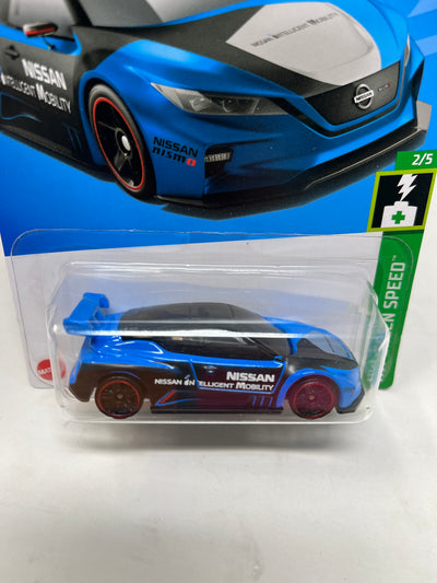 Nissan Leaf Nismo RC_02 #100 * Blue * 2022 Hot Wheels Basic