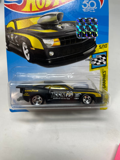 '10 Pro Stock Camaro #202 * Black * 2018 Hot Wheels w/ Factory Holo