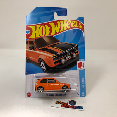 '73 Honda Civic Custom #117 * Orange * 2023 Hot Wheels Case L