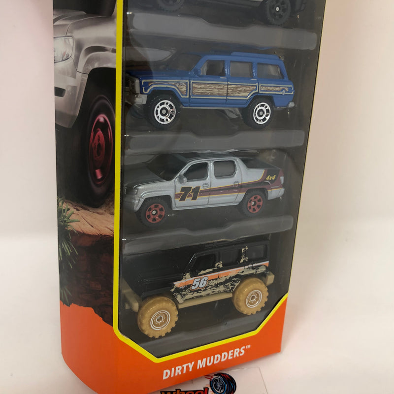 Dirty Mudders 5-Pack * 2023 Matchbox 70th Annivsary 5-Pack Case N
