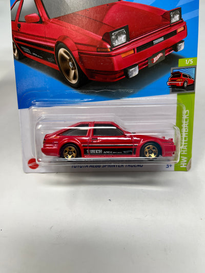 Toyota AE86 Sprinter Trueno #17 * RED * 2022 Hot Wheels