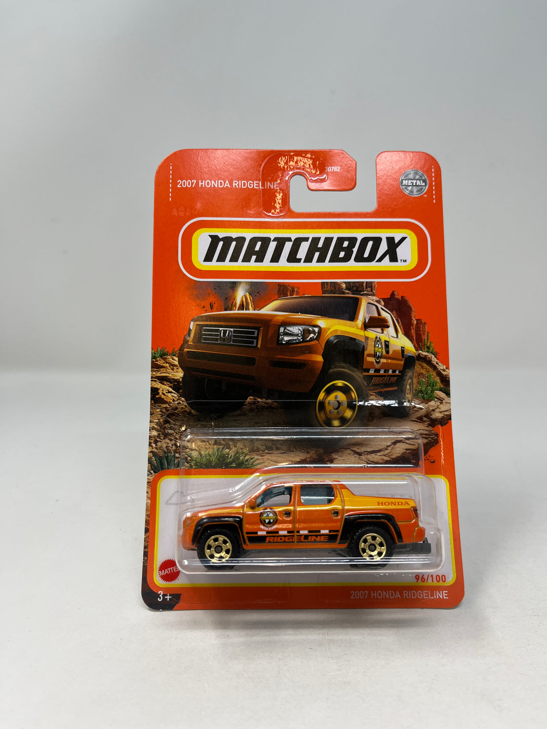2007 Honda Ridgeline #96 Orange Matchbox Basic Series