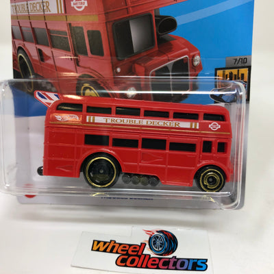 Trouble Decker #202 * Red * 2023 Hot Wheels Case M