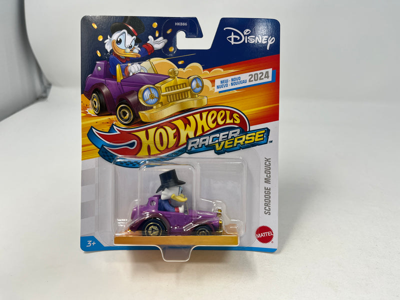 Scrooge McDuck Disney * 2024 Hot Wheels Racer Verse Case J Release