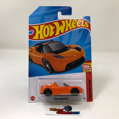 Tesla Roadster #217 * Orange * 2023 Hot Wheels Case M