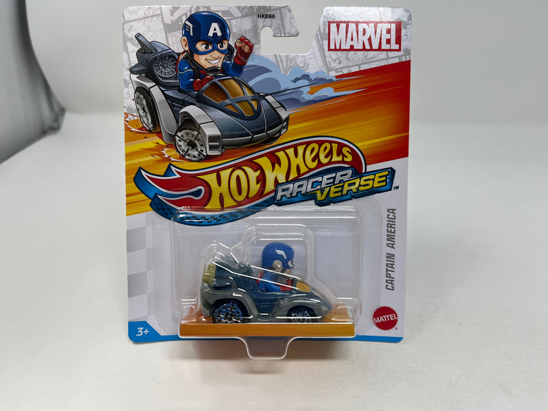 Captain America Marvel * 2024 Hot Wheels Racer Verse Case J Release