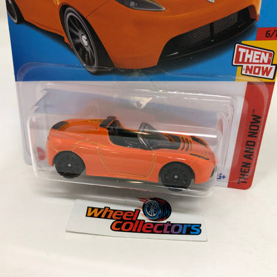 Tesla Roadster #217 * Orange * 2023 Hot Wheels Case M