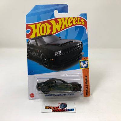 '18 Dodge Challenger SRT Demon #151 * BLACK * 2023 Hot Wheels Case M