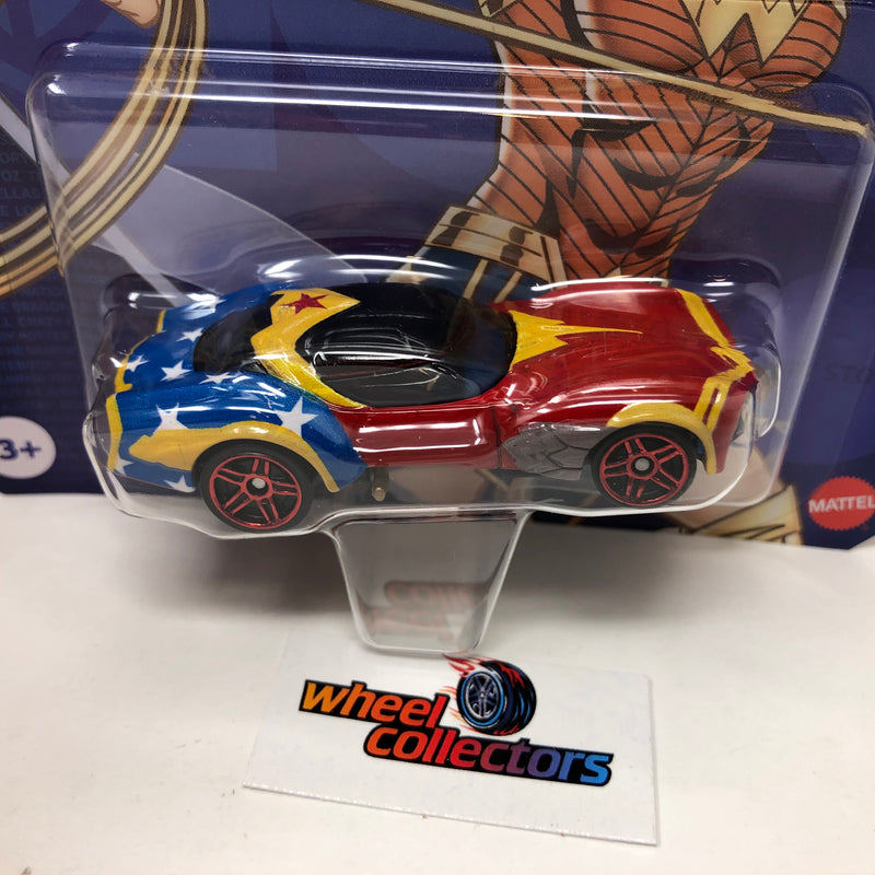 Wonder Woman * NEW!! 2023 Hot Wheels WB Character Cars Case E