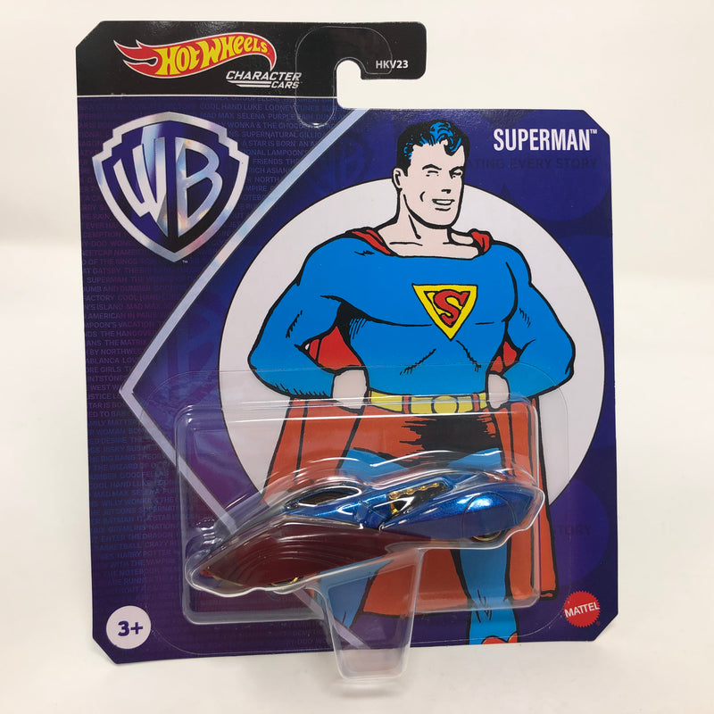 Superman * NEW!! 2023 Hot Wheels WB Character Cars Case E