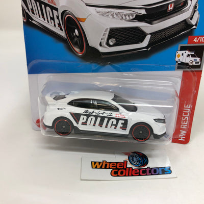 2018 Honda Civic Type R #215 * White * 2023 Hot Wheels Case M