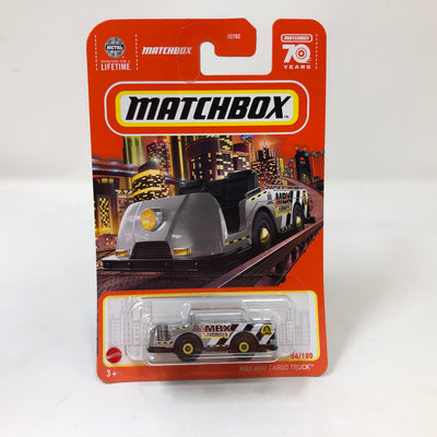 MBX Mini Cargo Truck #54 * Silver * 2023 Matchbox New! S Case Release