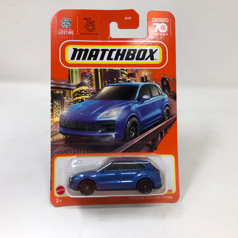 Porsche Cayenne Turbo * BLUE * 2023 Matchbox New! S Case Release