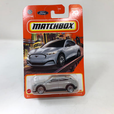 2021 Ford Mustang Mach-E #44 * Grey  * 2023 Matchbox New! S Case Release