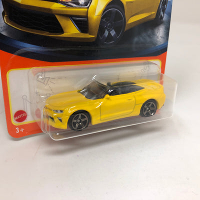 '16 Chevy Camaro Covertible * Yellow * 2023 Matchbox New! S Case Release