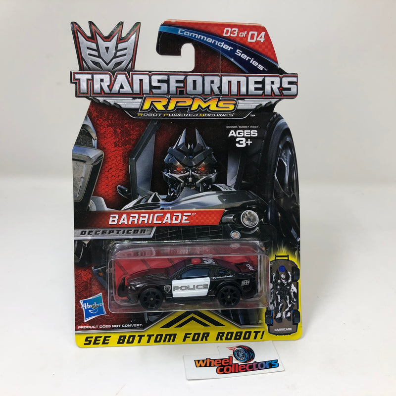 Barricade Decepticon * Transformers RPMs by Hasbro