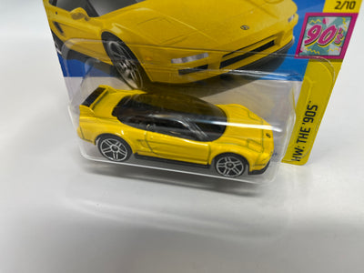 '90 Acura NSX #175 * Yellow * 2024 Hot Wheels SHORT CARD Case L