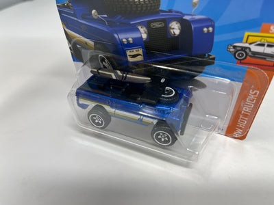 Land Rover Series II #92 * Blue * 2024 Hot Wheels SHORT CARD Case L